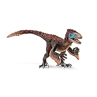 Schleich Dinosaurs Authentic Utahraptor Dinosaur Toy Figurine - Prehistoric Jurassic Adventure World Large Dino Series Toy with Realistic Moving Arms and Jaw for Boys and Girls, Gift for Kids Ages 4+