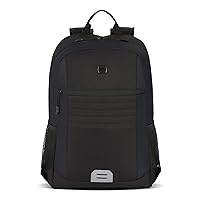 SwissGear 5211 Laptop Backpack, Black, 17.5”x12”x6”