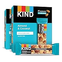 KIND Bars, Almond & Coconut, Healthy Snacks, Gluten Free, 24 Count