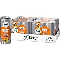 V8 +ENERGY Orange Pineapple Energy Drink, 8 FL OZ Can (4 Packs of 6 Cans)