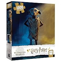 USAOPOLY Harry Potter Dobby 1000 Piece Jigsaw Puzzle | Officially Licensed Harry Potter Puzzle | Collectible Puzzle Featuring Dobby The House Elf from Harry Potter Films