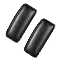 EEEKit 2 Pack Leather Car Centre Console Knee Cushion Soft Pad, Car Foot Care Knee Leggings Cover Thigh Support Comfort Elastic Cushion Car Interior Accessories