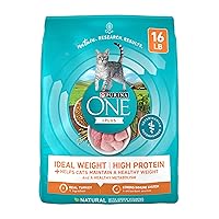 High Protein, Healthy Weight Dry Cat Food, +Plus Ideal Weight With Turkey - 16 lb. Bag