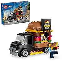 LEGO 60404 City Burger-Truck, 2 Minifiguren