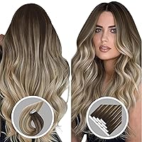 75g 2Packs Ve Sunny Ombre Tape in Hair Extensions Tape in Human Hair Extensions 24inch