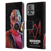 Head Case Designs Officially Licensed Watch Dogs Legion Lancaster Key Art Leather Book Wallet Case Cover Compatible with Motorola Moto Edge 30 Fusion