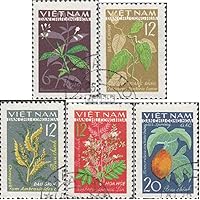 Vietnam 287-291 (Complete.Issue.) fine Used/Cancelled 1963 Medicinal Plants (Stamps for Collectors) Plants/Mushrooms