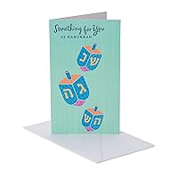 American Greetings Gift Card Holder Hanukkah Cards, Dreidels (6-Count)