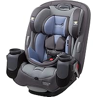 Safety 1st Grow and Go Comfort Cool All-in-One Convertible Car Seat, Rear-Facing 5-50 lbs, Forward-Facing 22-65 lbs, and Belt-Positioning Booster 40-100 lbs, Tide Pool