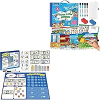 Magnetic Money & Search and Find Cards for Kids for Learning, Math Manipulatives, Learning & Education Toys for Classroom, Pretend Play, Math Games for Toddler, Homeschool Supplies