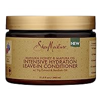 Intensive Hydration Leave-in Conditioner for Curly Hair Manuka Honey and Mafura Oil Hair Conditioner to Strengthen and Restore Hair 11.5 oz