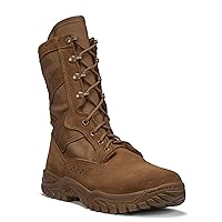 Belleville FC320 One Xero 8 Inch Combat Boots for Women - Ultra-Lightweight Army/Air Force OCP ACU Coyote Brown Leather with Vibram Incisor Traction Outsole; Berry Compliant
