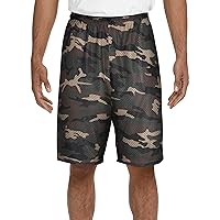 Hat and Beyond Mens Lightweight Basic Mesh Solid Basketball Jersey Workout Fitness Gym Shorts