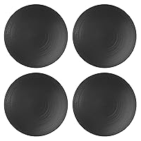 Lenox Lx Collective Black Dinner Plates, Set of 4, 6.30 LB