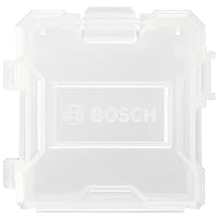 BOSCH CCSBOXX 3 In. Clear Storage Box with Latch for Custom Case System for Storing Bits, Screws, Bolts and More, 1 Count (Pack of 1)