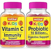 Vitamin C Kids + Probiotics 10B Kids, Gummies Bundle - Great Tasting, Vitamin Supplement, Gluten Free, GMO Free, Chewable Gummy