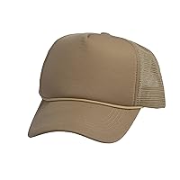 TOP HEADWEAR Blank Trucker Hat - Mens Trucker Hats Foam Mesh Snapback