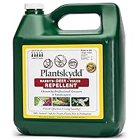 Plantskydd Animal Repellent - Repels Deer, Rabbits, Elk, Moose, Hares, Voles, Squirrels, Chipmunks and Other Herbivores; Ready to Use Liquid - 1.3 Gallon Jug (PS-5L)
