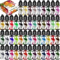 Alcohol Ink Set - 28 Bottles Vivid Colors High Concentration Metallic Alcohol  Paint Resin Dye, Safe Fast Drying Effect, Alcohol Ink for Epoxy Resin, Art  Painting, Glass, Tumbler Making, 10ml Each