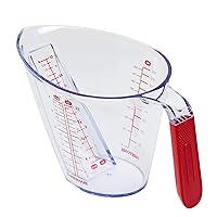 Farberware Pro Angled Measuring Cup, 4 Cup, Red