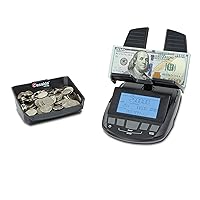 Cassida Professional Money Counting Scale Bill Counter (Till Tally), 1 Pack, Black