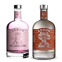 Lyre's Pink London Cosmopolitan - Non-Alcoholic Set (Pack of 2) | Pink London (Pink Gin Style) & Orange Sec (Triple Sec Style) | 23.7 Fl Oz X 2