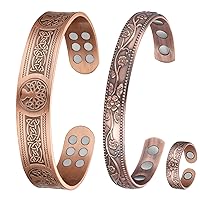 Effective Magnetic Copper Bracelets for Women & Men, Ultra Strength Magnet Bracelet