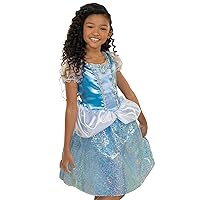 Disney 100 Cinderella Dress Costume for Girls, Perfect for Party, Halloween Or Pretend Play Dress Up Child Size 4-6X