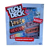 Tech Deck Sk8shop Bonus Pack Mini Finger Skateboard Multi (Revive (Sk8shop Bonus Pack))