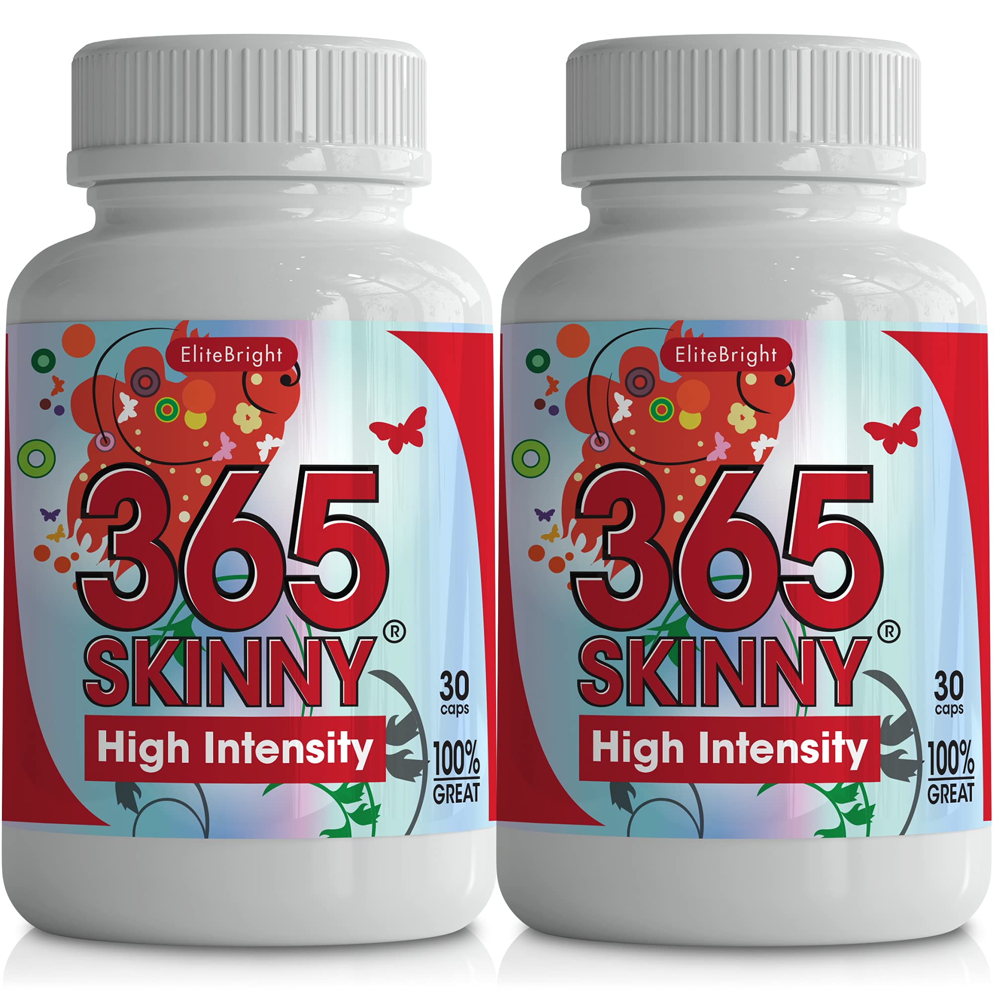 (2 Pack) 365 Skinny High Intensity (120 Capsules)
