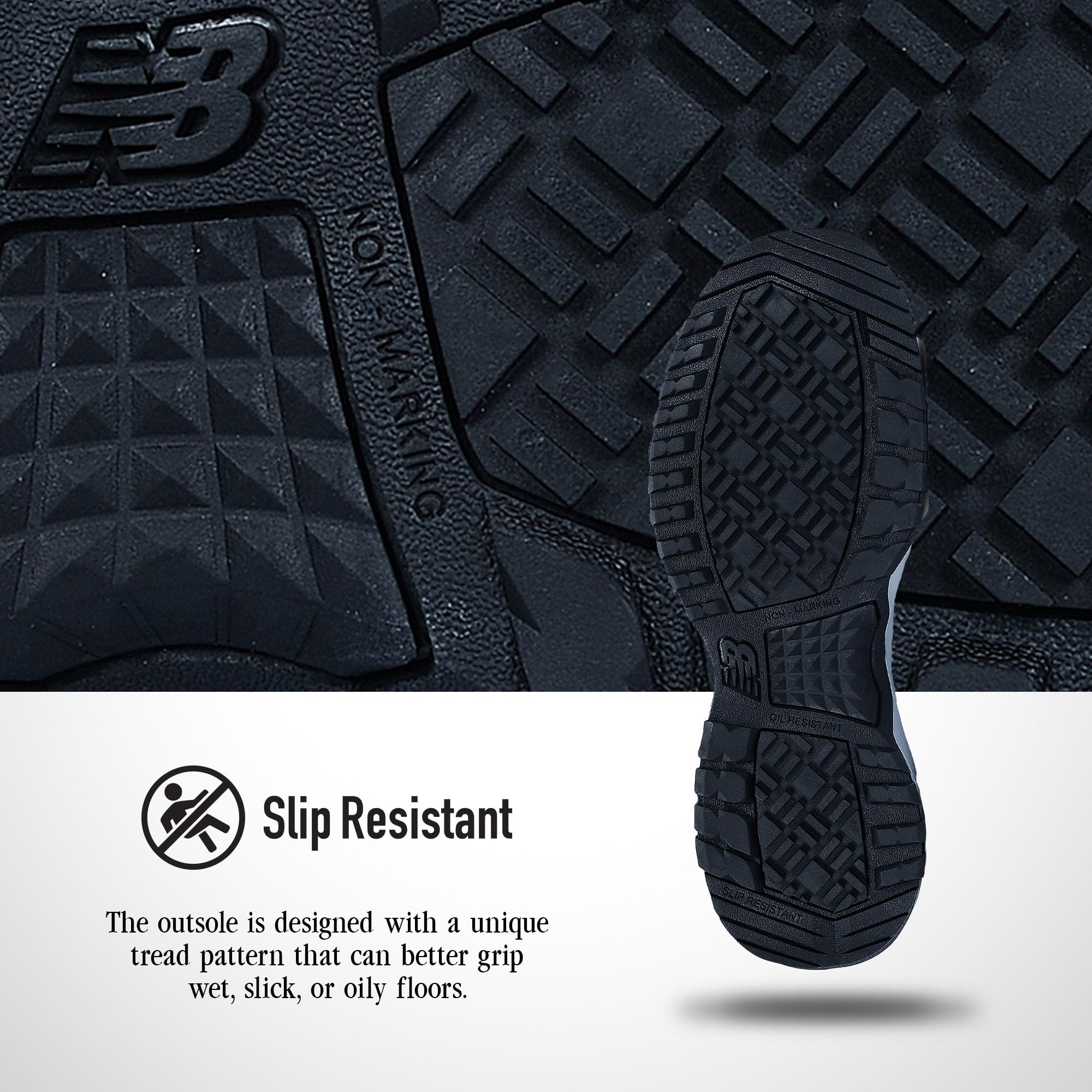 New Balance Men's Composite Toe Quikshift Industrial Shoe, Black/Blue/Red, 17 X-Wide