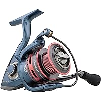Pflueger Lady President Spinning Reel, Right/Left Handle Position, Graphite Body and Rotor, Corrosion-Resistant, Aluminum Spool, Front Drag System