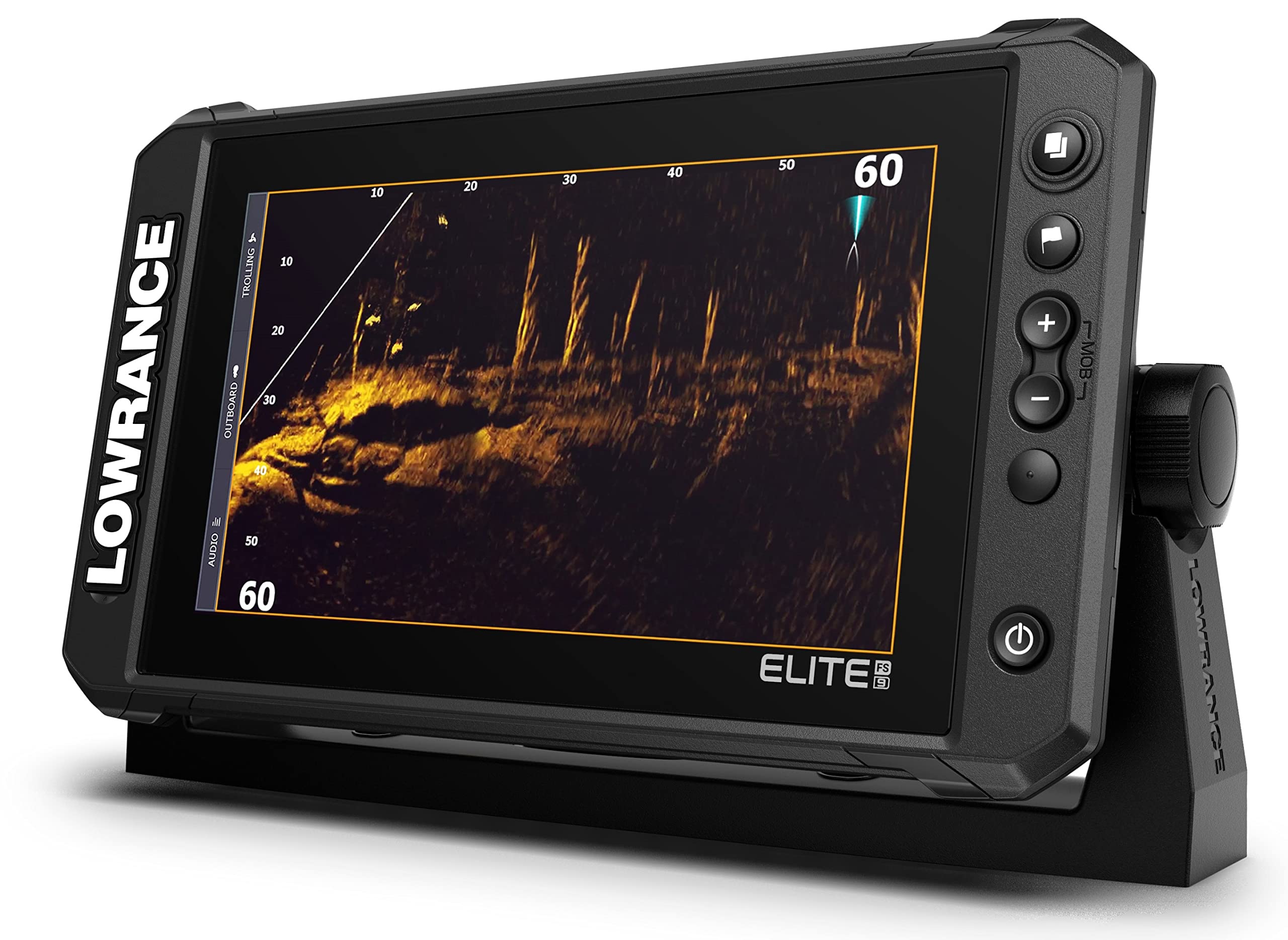 Lowrance Elite FS 9 Fish Finder (No Transducer) with Preloaded C-MAP Contour+ Charts