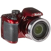 Kodak AZ401RD Point & Shoot Digital Camera with 3in LCD, Red (Renewed)