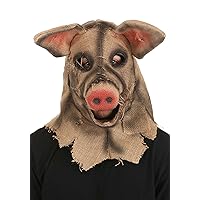 elope Mouth Mover Mask - Pig Scarecrow Standard Brown