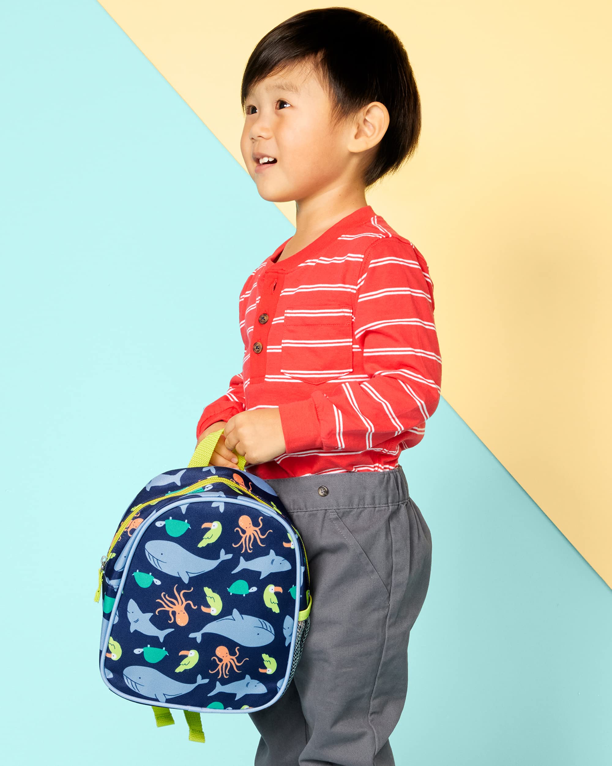 Simple Joys by Carter's Unisex Kid's Mini Backpack, Blue, One Size