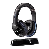 Turtle Beach Elite 800 Wireless Noise Cancellation Gaming Headset for PS4 Pro/PS4/PS3, Black (Renewed)