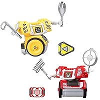 Pack of 2 Remote Control Street Kombat Robots with Gesture Control 14 cm – He advances and Hits his Opponent – Motion Sensors – from 5 Years