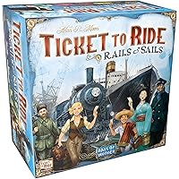Ticket to Ride Rails & Sails Board Game - Train Route-Building Strategy Game, Fun Family Game for Kids & Adults, Ages 10+, 2-5 Players, 90-120 Minute Playtime, Made by Days of Wonder