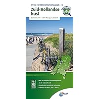 South Holland coast bicycle junction maps: Rotterdam, Den Haag, Leiden (ANWB Fietsknooppuntenkaart (18)): 1:100 000