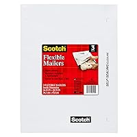 Scotch Flexible Poly Mailer, 14.25 x 18.75 Inches, 3-Pack (8990W-3) (Pack of 120, 360 count)