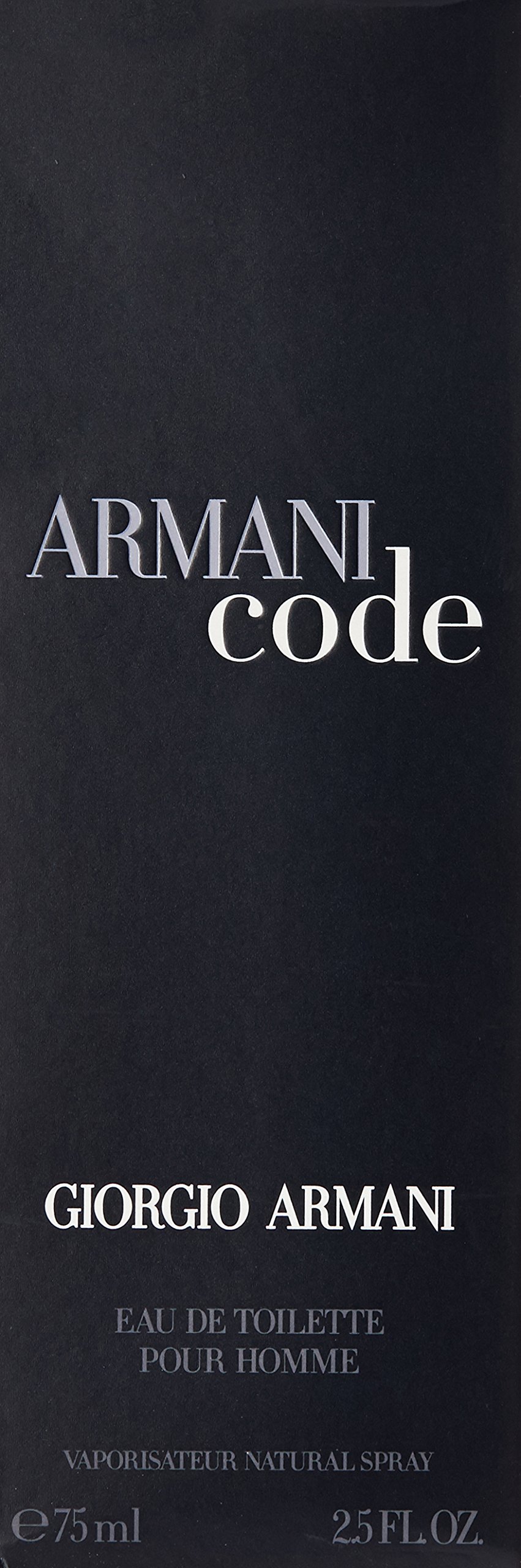 Giorgio Armani Armani Code for Men Eau De Toilette Spray, 2.5 Ounce