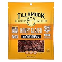 Real Hardwood Smoked Beef Jerky, Honey Glazed, 2.5 Ounce