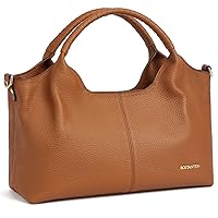 BOSTANTEN Genuine Leather Purses for Women Designer Handbags Crossbody Shoulder Bags Top Handle Satchel with Adjustable Strap