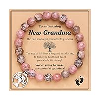 UNGENT THEM Tree of Life Bracelet for Women, Gifts for Grandma, Nana, Mother in Law, Mom, Gigi, Mimi, Aunt, Sister in Law, Teacher, Birthday Christmas Wedding Mothers' Day Gift