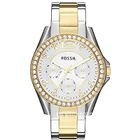 Riley Women's Watch with Crystal Accents and Stainless Steel Bracelet Band