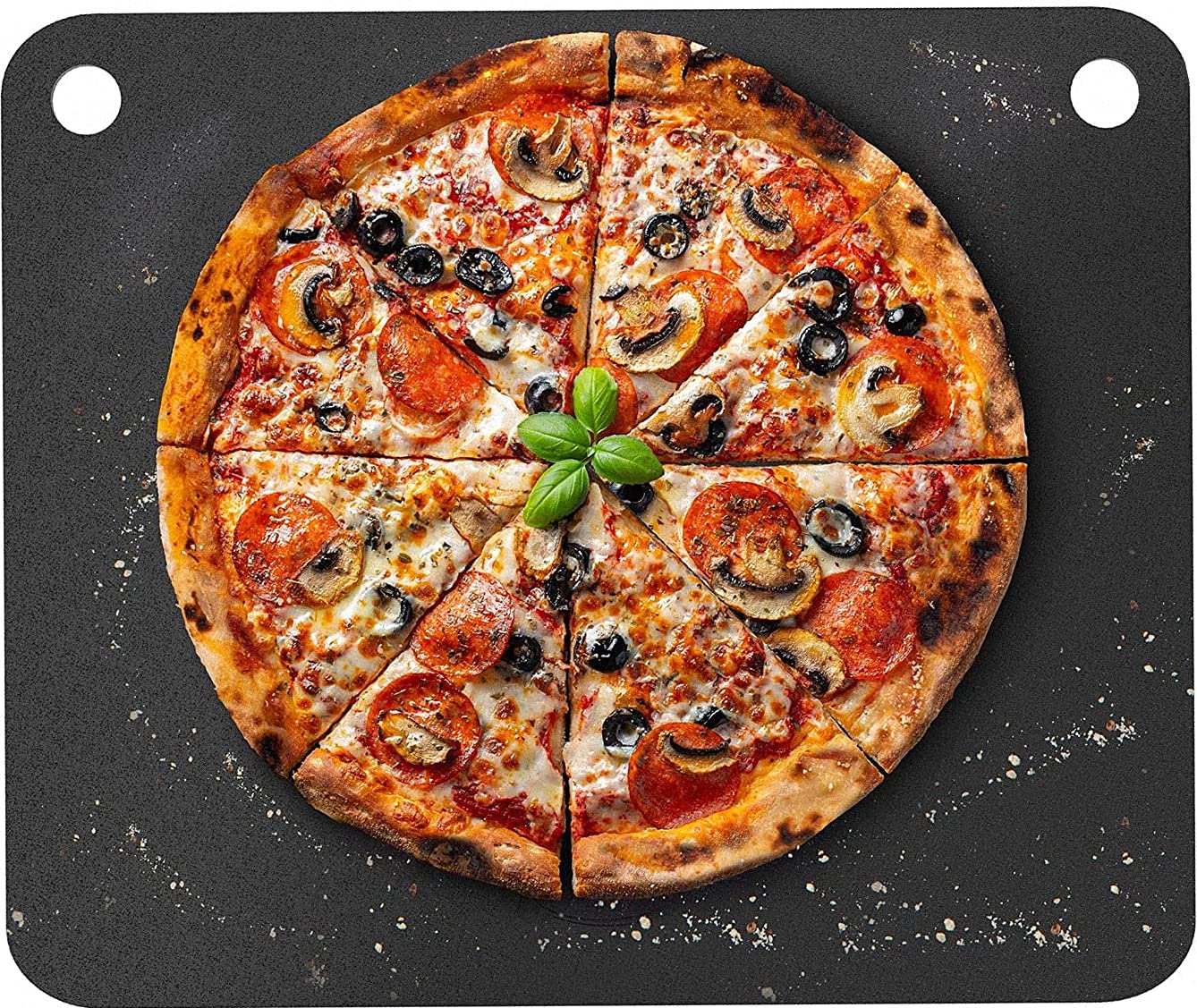 Primica Pizza Steel for Oven - 16” x 13.4” x ¼” Durable Steel as Alternative to Pizza Stone - High Quality Steel for BBQ Grill and Bakings