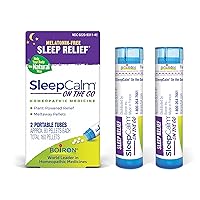 Boiron SleepCalm On The Go Sleep Aid for Deep, Relaxing, Restful Nighttime Sleep - Melatonin-Free and Non Habit-Forming - 80 Count (Pack of 2)