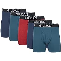 Gildan Men's Underwear Cotton Stretch Boxer Briefs, Multipack