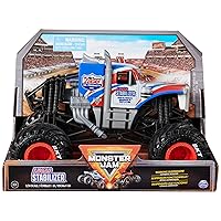 Official Lucas Stabilizer Monster Truck, Collector Die-Cast Vehicle, 1:24 Scale, Kids Toys for Boys and Girls Ages 3 and up